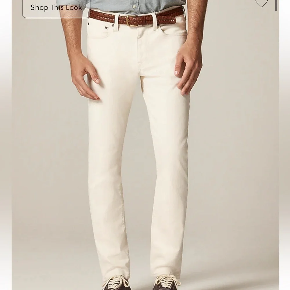 J crew 770™ Straight-fit Bergen five-pocket pant Cape Cod Canvas